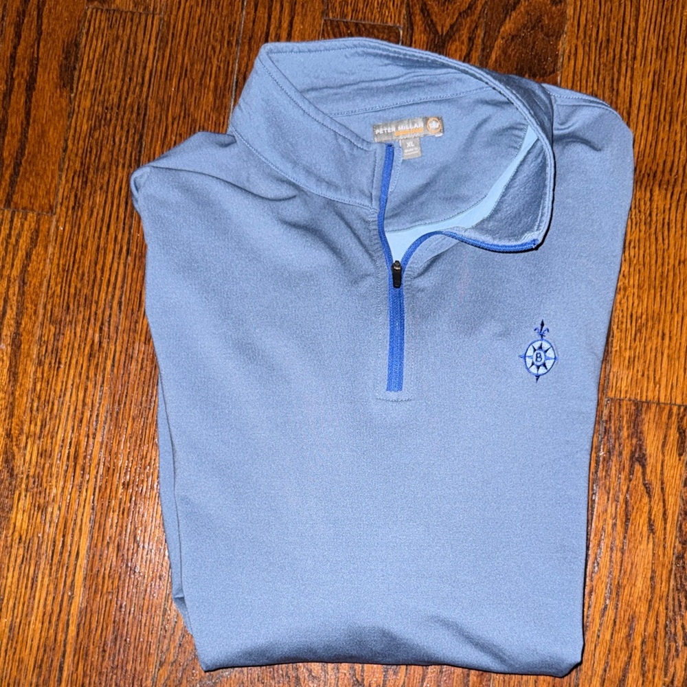⛳️Bayonne⛳️ Mens XL NWOT Peter Millar Classic Quarter Zip Pullover. Brand new!